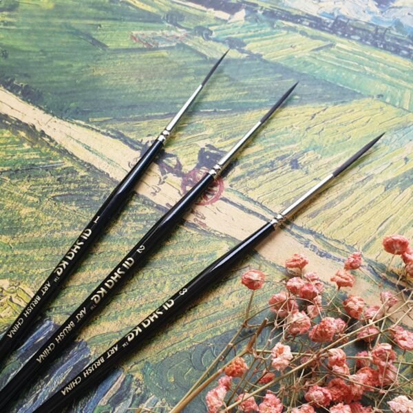 3 Long-Tip Calligraphy Brushes