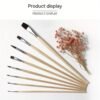 8-Piece Watercolor Brush Set
