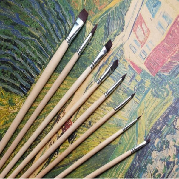 8-Piece Watercolor Brush Set