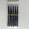 6 detachable flat-tip brushes