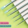 Paint Brushes Set for Acrylic Painting,Watercolor Brushes Painting Brush Nylon Hair Brushes for Acrylic Oil Watercolor Canvases Rock Body Face Nail Miniature Detailing Drawing Art Supplies