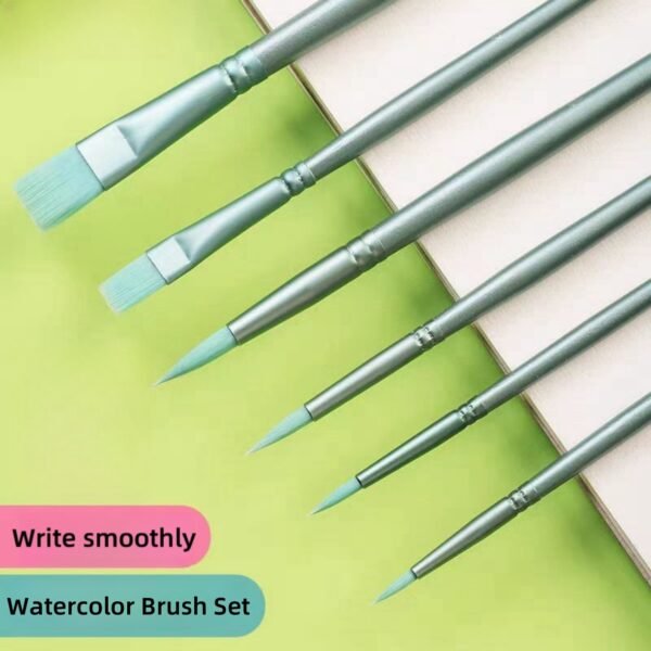 Paint Brushes Set for Acrylic Painting,Watercolor Brushes Painting Brush Nylon Hair Brushes for Acrylic Oil Watercolor Canvases Rock Body Face Nail Miniature Detailing Drawing Art Supplies