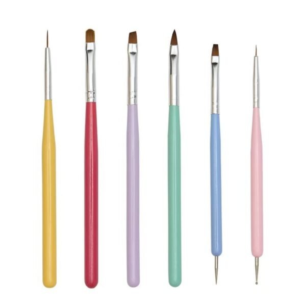 6-Color Nail Art Pen Set