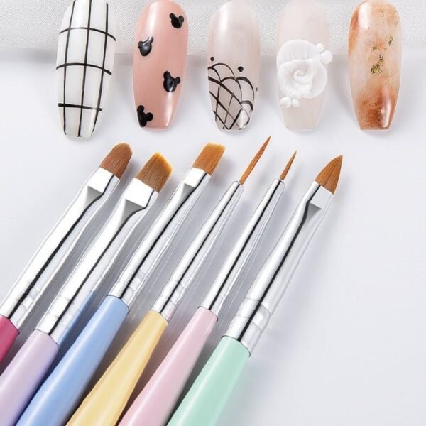 6-Color Nail Art Pen Set