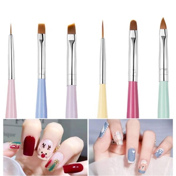 6-Color Nail Art Pen Set