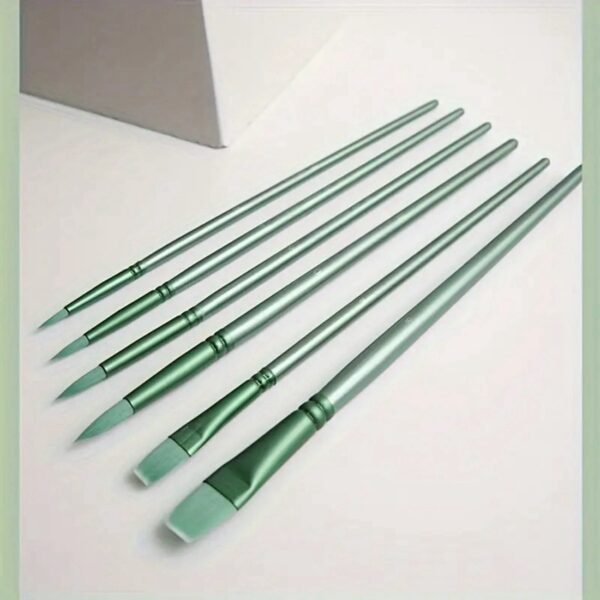 Paint Brushes Set for Acrylic Painting,Watercolor Brushes Painting Brush Nylon Hair Brushes for Acrylic Oil Watercolor Canvases Rock Body Face Nail Miniature Detailing Drawing Art Supplies