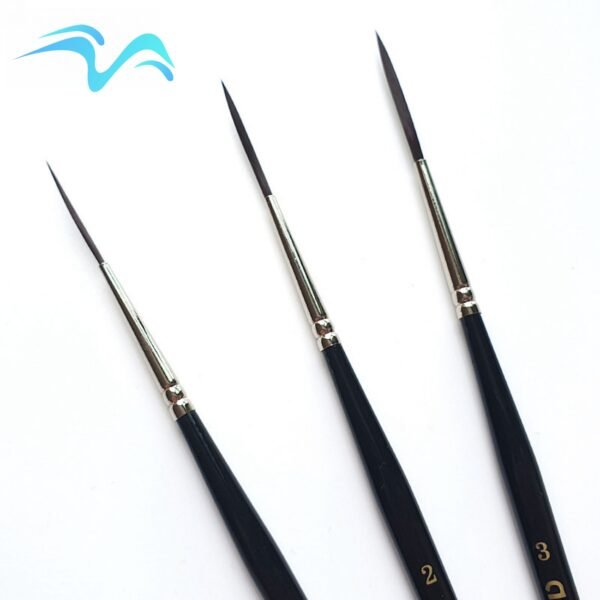 3 Long-Tip Calligraphy Brushes