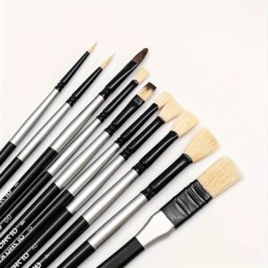 10 hog bristle brushes