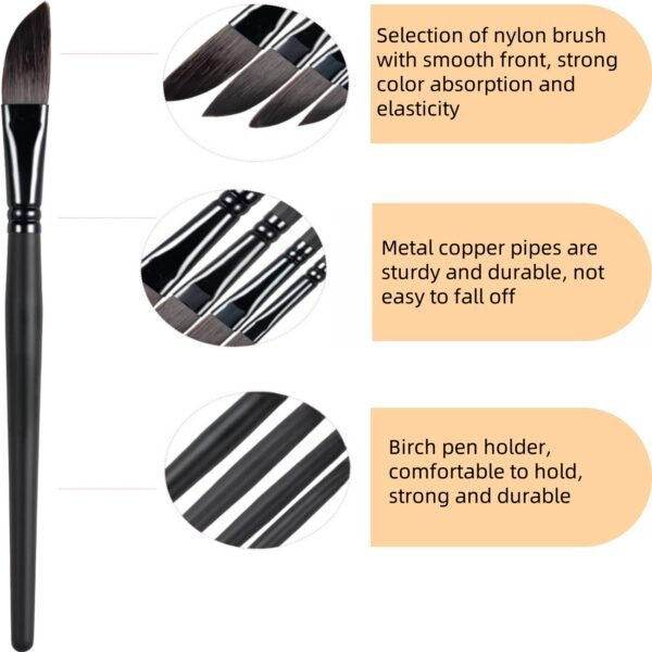 4-Pack Yabai Black Blade Watercolor Pens