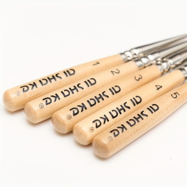 5-piece long-hooked cow ear hair