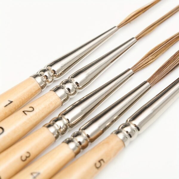 5-piece long-hooked cow ear hair