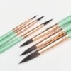 Watercolor Brushes Designed for Artists; Soft Nylon Bristles - Includes Pointed Round Brushes for Watercolor, Gouache, Ink Painting