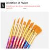 8-Piece Watercolor Brush Set