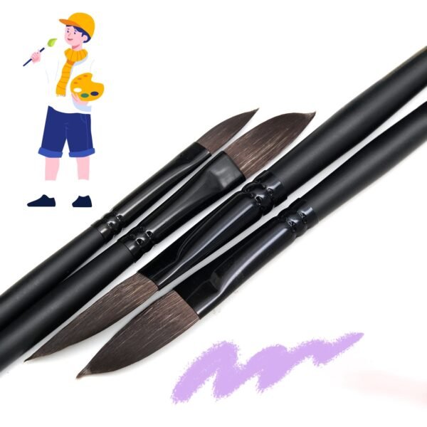 4-Pack Yabai Black Blade Watercolor Pens