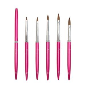 5 Rose Red Nail Art Pens